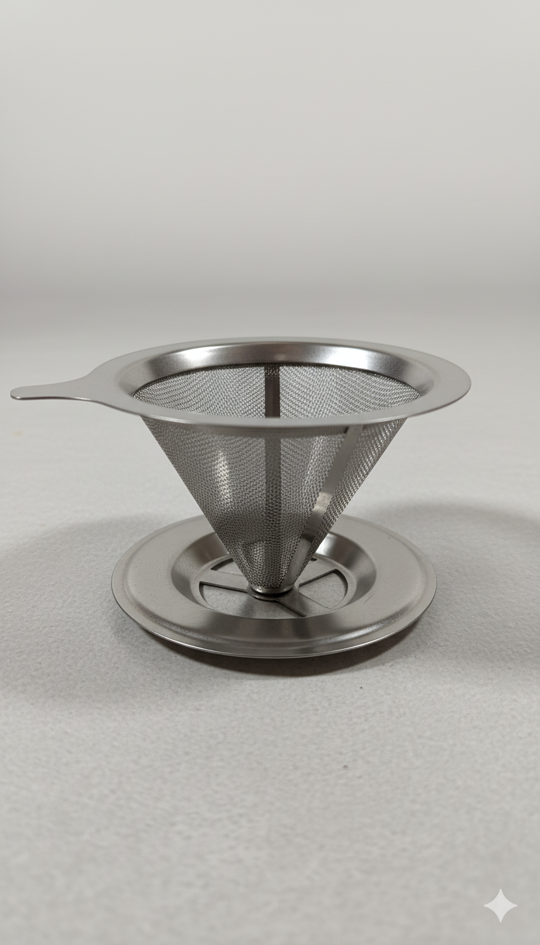 V 60 Steel Coffee Dripper